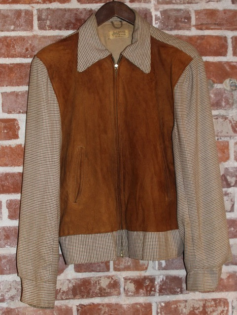 1950's Suede and Gabardine Jacket