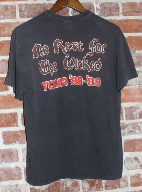 1988-89 Ozzy Concert "No Rest for the Wicked" Shirt